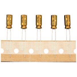 Electron Reserves ER-MS-ALC-NCFG1H100MDDx5 High Grade Audio Electrolytic Capacitors FG Series 50V 10uF 5 Pieces