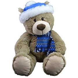 Cuddly Soft 16 inch Stuffed Toboggan The Teddy. We Stuff Them, You Love Them.