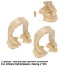4pcs Resin Dental Dam Clamps Barrier Clip Dental Materials Tool