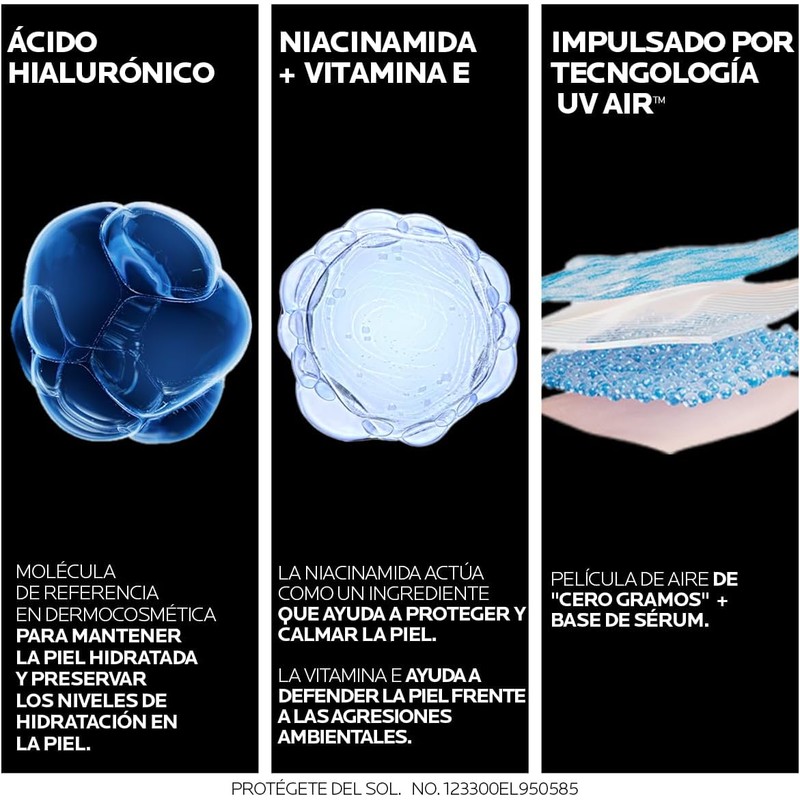 La Roche-Posay Anthelios UV AIR Serum Protector Solar SPF 50+