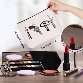 Zombie Horror Tv Show Gift Horror Drama Lover Gift Makeup Bag Zombie Movie Fans Gift (TWD-ca)