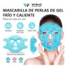 2pcs Máscaras De Fria Caliente Para Ojos Y Cara Reutilizable