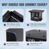 INNO STAGE Chimney Cap, 10"x10" Chimney Cover, Chimney Rain Caps,