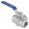 1-Piece Ball Valve DN25 Stainless Steel Three-Way Valve L Type
