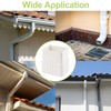 UFURMATE 3x4 to 2x3 Downspout Adapter 1 Pack PVC Gutter
