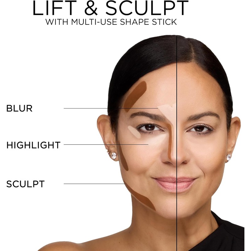 Lancôme TEINT Idole Shape Stick, Multi-Use Foundation Stick, Concealer &