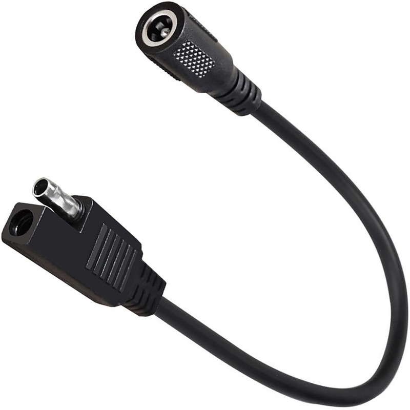 tunghey 2Pack 20AWG SAE Plug to DC5.5x2.1mm Female Converter Adapter