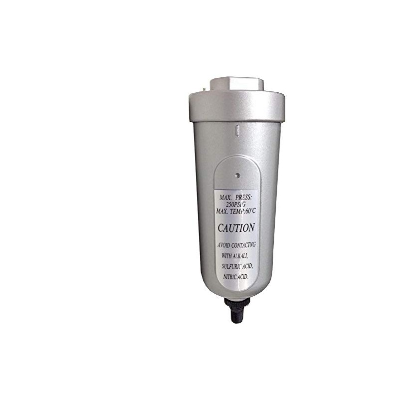 1/2" NPT Automatic Tank Drain, Auto Drainer, F.R.L Air Control