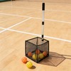 TNZMART Adjustable Height Pickleball Ball Picker Upper and Retriever Holds
