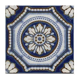 Design Tile 5.9 inches (150 mm) Square Ethnic No. 502