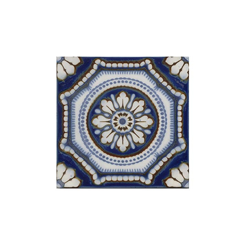 Design Tile 5.9 inches (150 mm) Square Ethnic No. 502