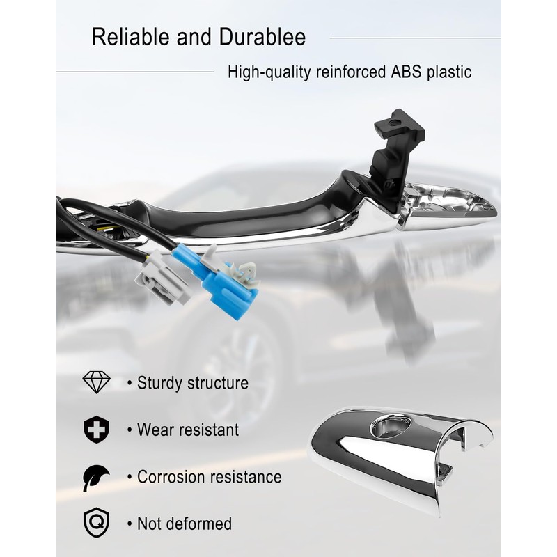 Chrome Exterior Door Handle Fit for Infiniti EX35 EX37 FX35