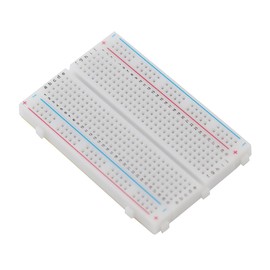 Heevhas 400 Pin Breadboard Solderless PCB Sets Electronics Breadboard Experiment Board 4 Power Rail Breadboard Set Electronic Experiment for Arduino Jumper Cable (Pack of 2)