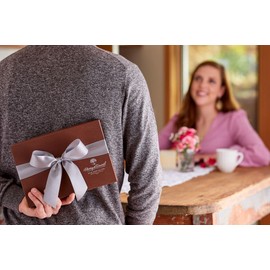 Harry & David Signature Chocolate Truffles Gift Box, 24 Assorted Truffles, 1 Pound Box