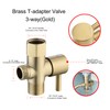 Senhozi Stainless Steel Bidet Sprayer for Toilet, Gold Finish with