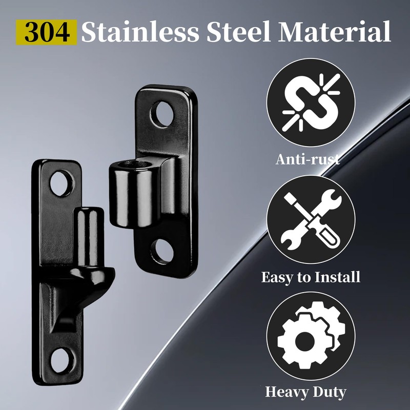 Wall Mount Heavy Duty Stainless Steel Gate Hinges for Wood