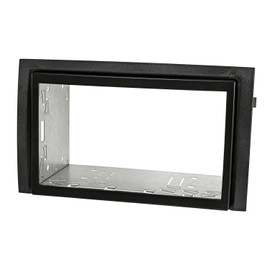 tomzz Audio 2450-018 Double DIN Radio Fascia Set Compatible with Skoda Fabia 6Y Facelift 2003-2006 Black with Installation Kit