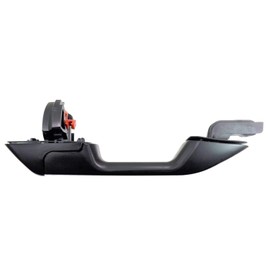 PT Auto Warehouse HO-3617MP-FR - Manija exterior exterior para puerta, color negro imprimado con inserto cromado, lado delantero derecho del pasajero