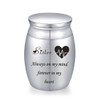 Sunling Decorative Memorial Keepsake Urns for Cremains Stainless Steel Mini