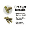 bociloy 20Pcs M4x25mm Hanger Bolts, Double Ended Thread Dowel Screws,