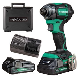 Metabo HPT 18V MultiVolt™ Cordless Triple Hammer BOLT Impact Driver Kit |1/4-Inch Chuck | WH18DC