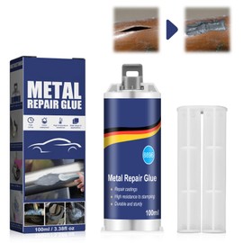 Ganbaro Metal Repair Glue, Casting Repair Glue, High Temperature Resistant Liquid Metal Welding Filler for Metal Casting Defect(100g), XY0096-F