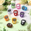 Simgoing 10 Pcs Electronic Finger Counter Rhinestones Hand Tally Clicker