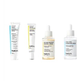 Rutina Facial Nida 4 Piezas Sérum Ojos + 2 Sérums + Crema