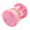 Tiardey Pink Classic Carousel Music Box Rotating Music Box Light