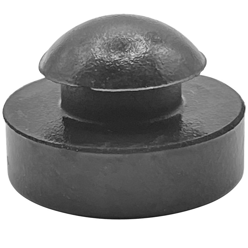 Large Rubber Push-in Ridged Stem Bumpers 1" Diam - Feet