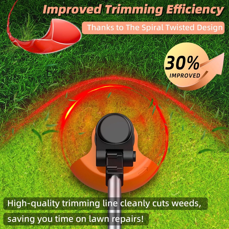 065 Weed Wacker String, 280-Feet Twisted Weed Eater String, String