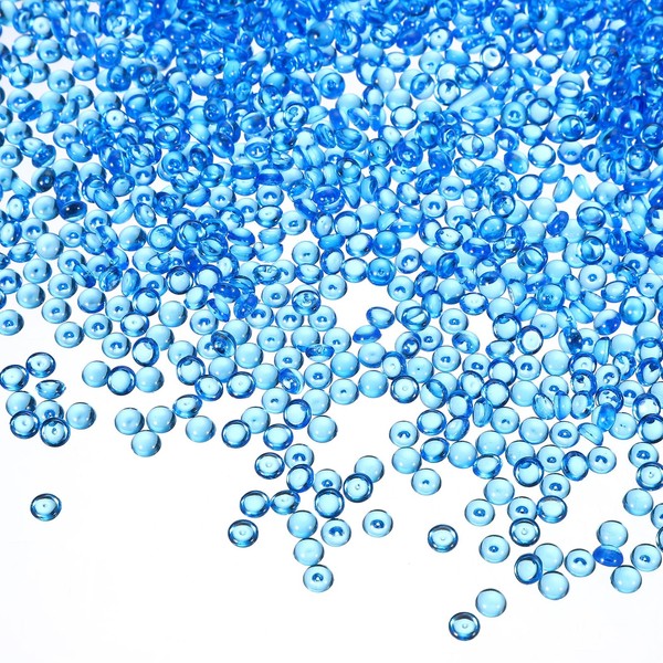 PATIKIL 1.1LB Flat Marbles, 5mm (0.2") Mini Acrylic Gems for