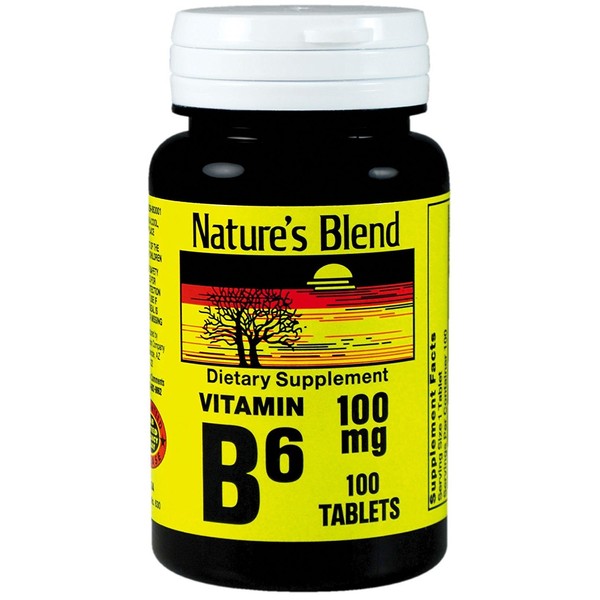 NAT B Vitamin B-6 TB 100MG 100