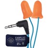 Plugfones Basic Earplug Headphones Earplug-Earbud Hybrid 27 dB Noise Reduction