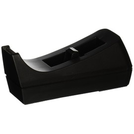 Business Source Standard Desktop Tape Dispenser, Black, 1 in (BSN32954)