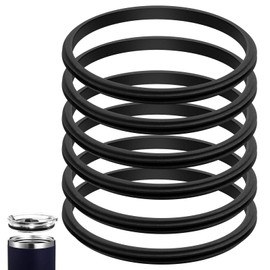 Replacement Gaskets for Yeti Stainless Steel Insulated Tumbler Mugs, 30 oz Tumbler Lid Seals Fit for Yeti Cup Lid, Silicone Tumbler Lid Gaskets O-Ring Replacement for Yeti Rambler - 6 Pack