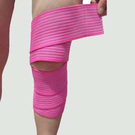 Vendaje de rodillera deportiva MOSU, rodillera elástica transpirable, vendaje de rodilla de codo, tamaño ajustable, Correas de soporte para rodillas para piernas, muslos, tendones de la corva, tobillos y codos Reducen la hinchazón, el alivio linfático y 