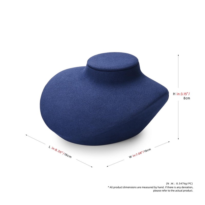 Oirlv - Collar de microfibra de alta calidad, busto para