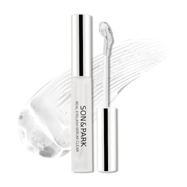 SONPARK Eyelash Serum for Eyelash Growth and Thickness, Black, Collagen Biotin Lash Boost for Lash and Brow (Large capacity 0.52 oz) (Clear)          
