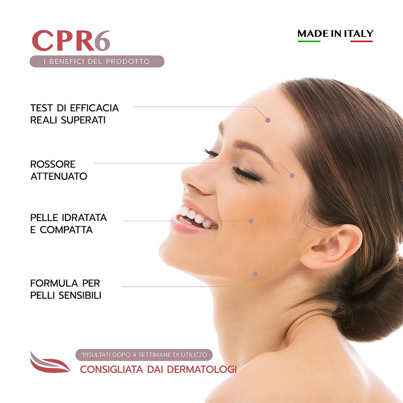 VOVEES CPR6 Face Cream Couperose Rosazea Anti Redness 6 Natural