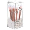 MERRYHAPY 2pcs Nordic Style Transparent Storage Box Multifunctional Lipstick Storage