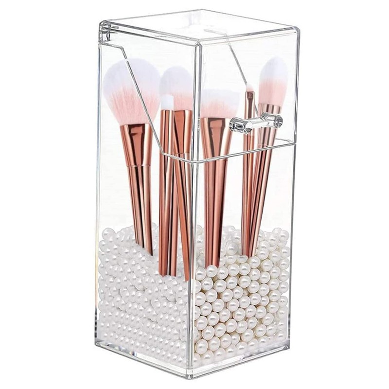 MERRYHAPY 2pcs Nordic Style Transparent Storage Box Multifunctional Lipstick Storage