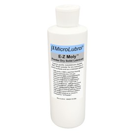 MicroLubrol E-Z Moly Powder Dry Lubricant, 4 oz (114 gm), 100% Molybdenum Disulfide, MIL-M-7866, Made in USA, Compare to Z Powder