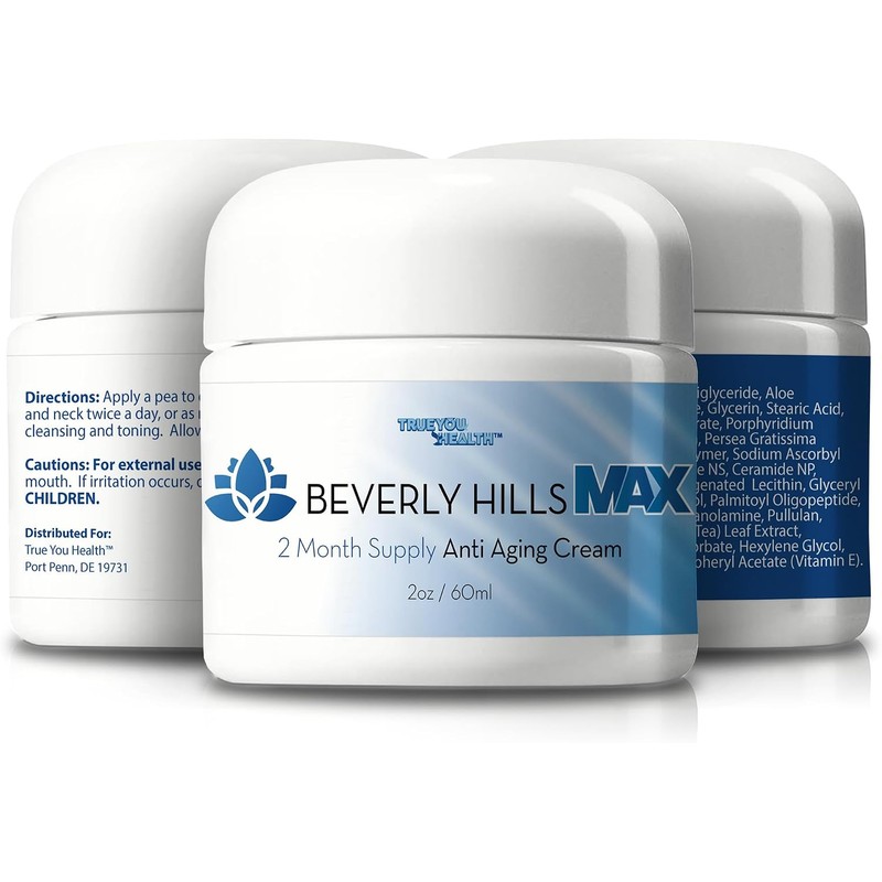 Beverly Hills Max Cream Suministro para 2 meses Crema antienvejecimiento