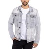 X RAY Mens Denim Jacket, Washed Ripped Distressed Flex Stretch