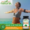 Why Not Natural Vitamina D3 10,000IU K2 60 Cápsulas Salud