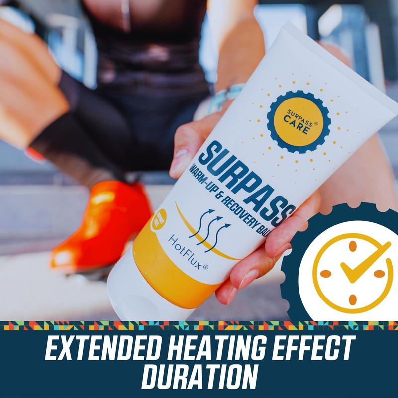 SURPASS Pre-Workout Warm-Up Balm for Athletes | Irritation-Free Ultra Strength