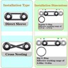 LUYEJKO Bumper Quick Release Kit，Bumper Fasteners，Quick Release Bumper Clips for
