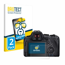 BROTECT Pack of 2 Screen Protectors for Canon EOS R6 Mark II Ultra Clear
