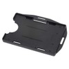 Pawfly 2 Card ID Badge Holder 2 Sided Black Rigid